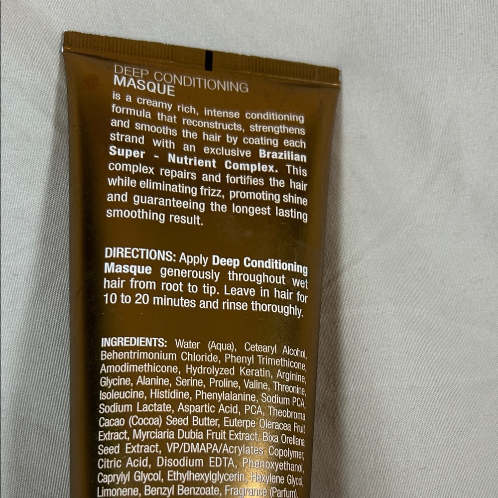 Brazilian Blowout Gold Deep Conditioning Masque - Picture 3 of 3
